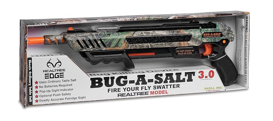 BUG-A-SALT 3.0 フライスワッター カモフラージュモデル Amazon.com : BUG-A-SALT Realtree Camo 3.0 : Patio, Lawn & Garden